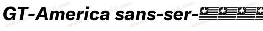 GT-America sans-ser字体转换